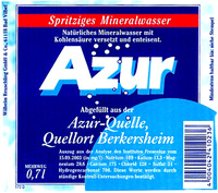 Azur Azur-Quelle, Quellort Berkersheim