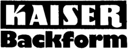 KAISER Backform
