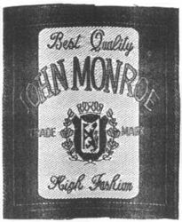 JOHN MONROE TRADE MARK Best Quality High Fashion