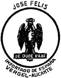 JOSE FELIS DE OUDE RAAF IMPORTADO DE ESPAÑA VERGEL-ALICANTE