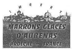 IMBERT MARRONS GLACES D'AUBENAS
