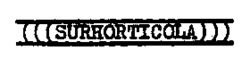 SURHORTICOLA