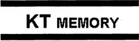 KT MEMORY