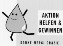 AKTION HELFEN & GEWINNEN DANKE MERCI GRAZIE