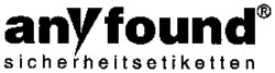 anyfound sicherheitsetiketten