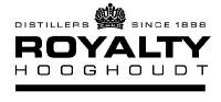 DISTILLERS SINCE 1888 ROYALTY HOOGHOUDT