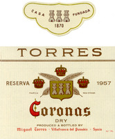 TORRES Coronas DRY RESERVA 1957