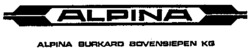 ALPINA BURKARD BOVENSIEPEN KG