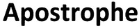 Apostrophe