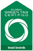 trust brands GLOBAL GREEN TAG CERTIFIED