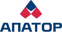 APATOR written in Cyrillic font