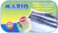 MARIO Sardines à l'huile végétale Sardines in vegetable oil