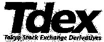 Tdex Tokyo Stock Exchange Derivatives