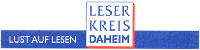 LUST AUF LESEN LESER KREIS DAHEIM