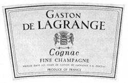 GASTON DE LAGRANGE COGNAC FINE CHAMPAGNE