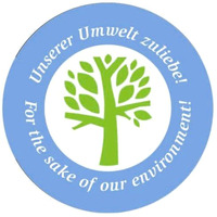 Unserer Umwelt zuliebe! For the sake of our environment!