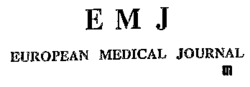 EMJ EUROPEAN MEDICAL JOURNAL