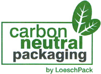 carbon neutral packaging by LoeschPack