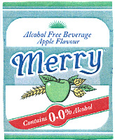 Merry Alcohol Free Beverage Apple Flavour