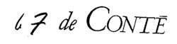 le 7 de CONTÉ