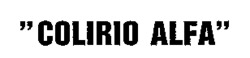 COLIRIO ALFA