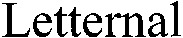 Letternal