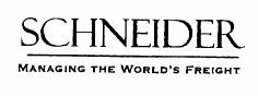 SCHNEIDER MANAGING THE WORLD'S FREIGHT