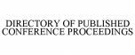 DIRECTORY OF PUBLISHED CONFERENCE PROCEEDINGS