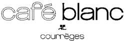 café blanc courrèges