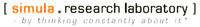 [simula.research laboratory] by thinking constantly about it *