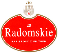 20 Radomskie PAPIEROSY Z FILTREM