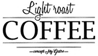 Light roast COFFEE concept My Gastro