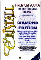 CRISTAL PREMIUM VODKA IMPORTED FROM RUSSIA DIAMOND EDITION