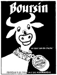 Boursin un seul son de cloche