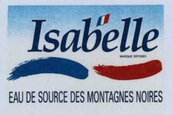 Isabelle EAU DE SOURCE DES MONTAGNES NOIRES