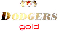 DODGERS gold