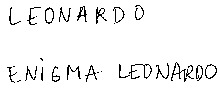 LEONARDO ENIGMA LEONARDO