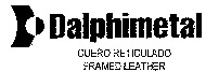 Dalphimetal CUERO RETICULADO FRAMED LEATHER