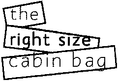 the right size cabin bag
