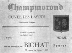 Champmorond CUVEE DES LAYOTS