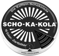 SCHO-KA-KOLA Die Koffein-Schokolade 16 Ecken-Zartbitter HIER DRÜCKEN