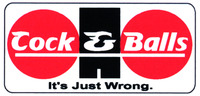 Cock & Balls It's Just Wrong.