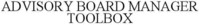 ADVISORY BOARD MANAGER TOOLBOX
