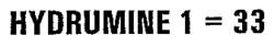 HYDRUMINE 1 = 33