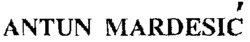 ANTUN MARDESIC