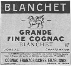 BLANCHET GRANDE FINE COGNAC