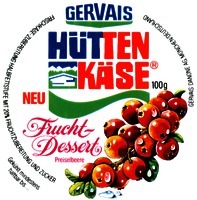 GERVAIS HÜTTEN KÄSE NEU Frucht Dessert