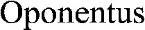 Oponentus