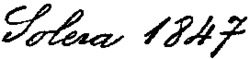 Solera 1847