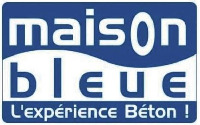 maison bleue L'expérience Béton !